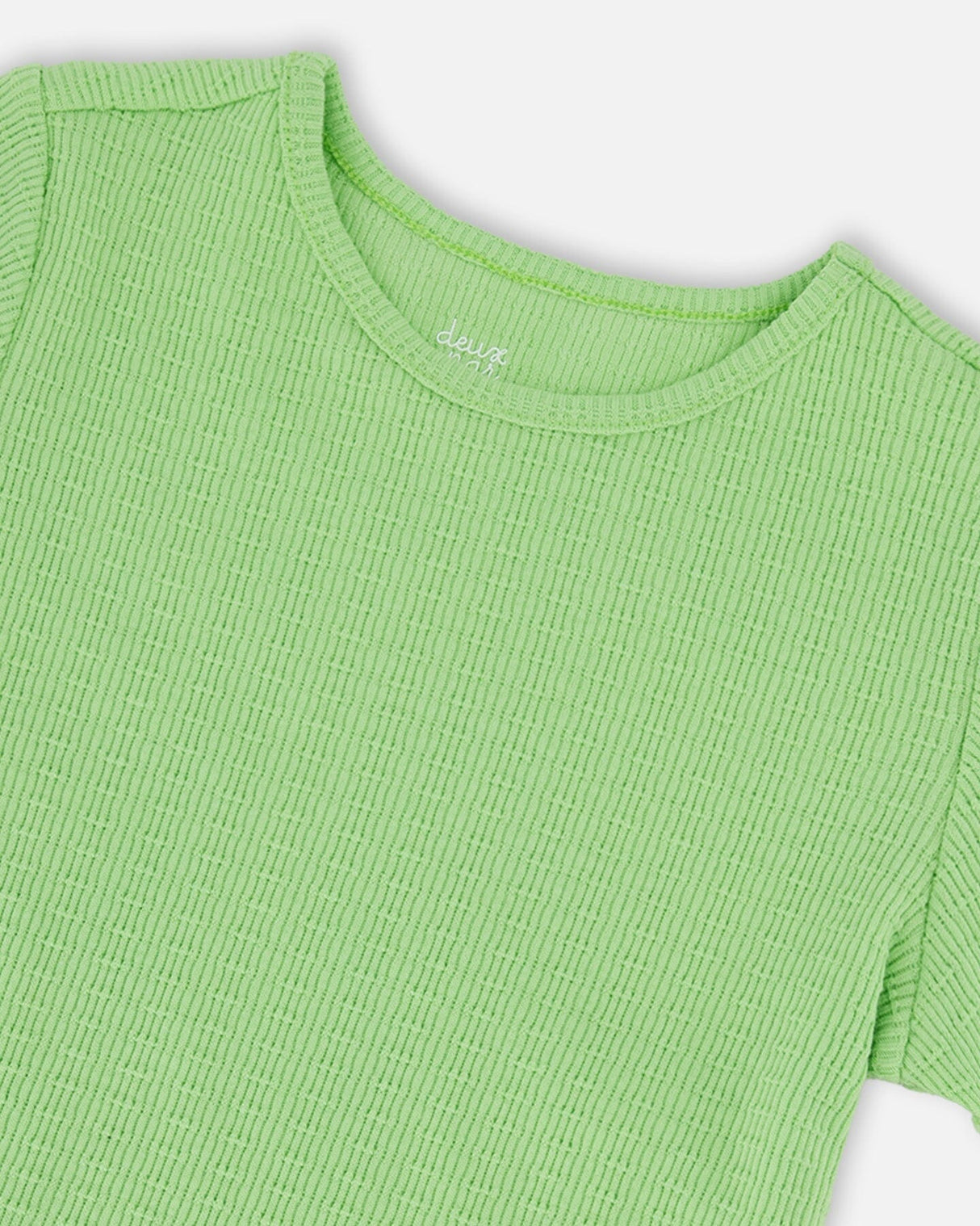 Crinkle Jersey T-Shirt Mint Green-3