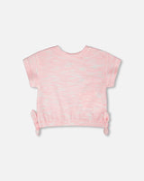 Jacquard Knit T-Shirt Multicolored-0
