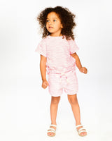 Jacquard Knit T-Shirt Multicolored-1
