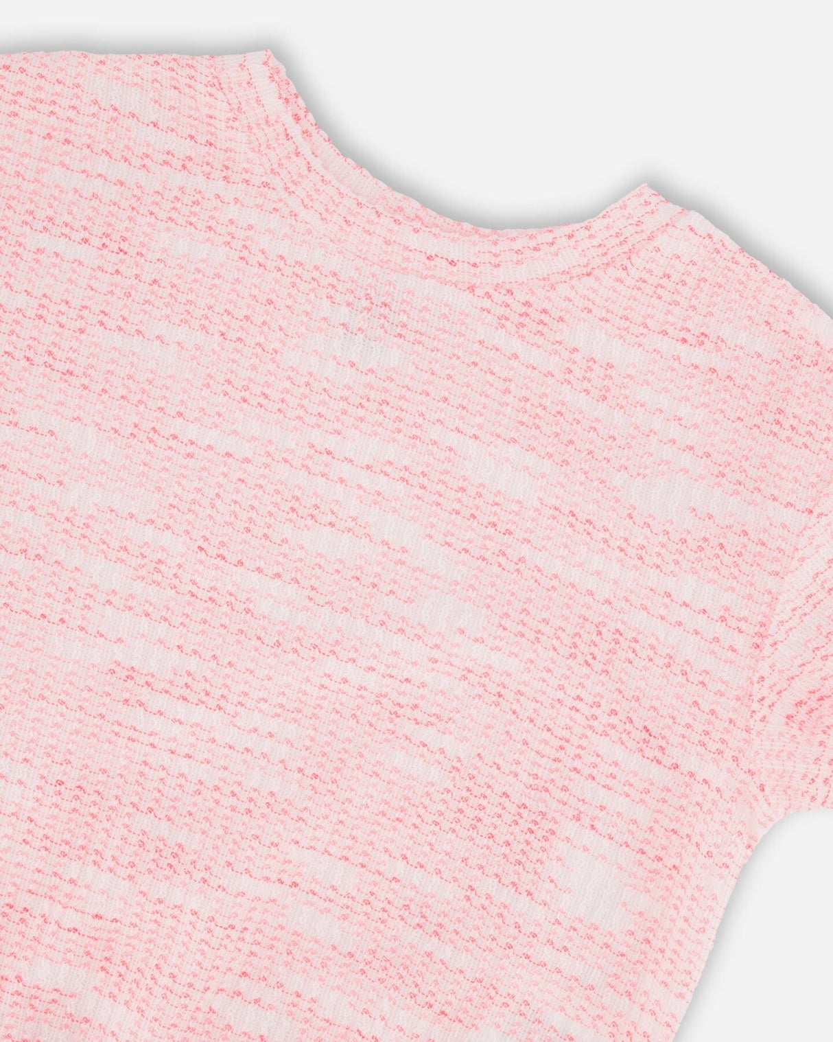 Jacquard Knit T-Shirt Multicolored-3