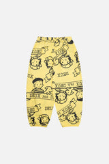 40th Anniversary Adult Printed Poplin Pant Honey Yellow-0