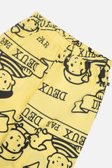 40th Anniversary Adult Printed Poplin Pant Honey Yellow-4