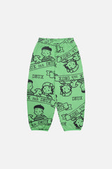 40th Anniversary Adult Printed Poplin Pant Green-0
