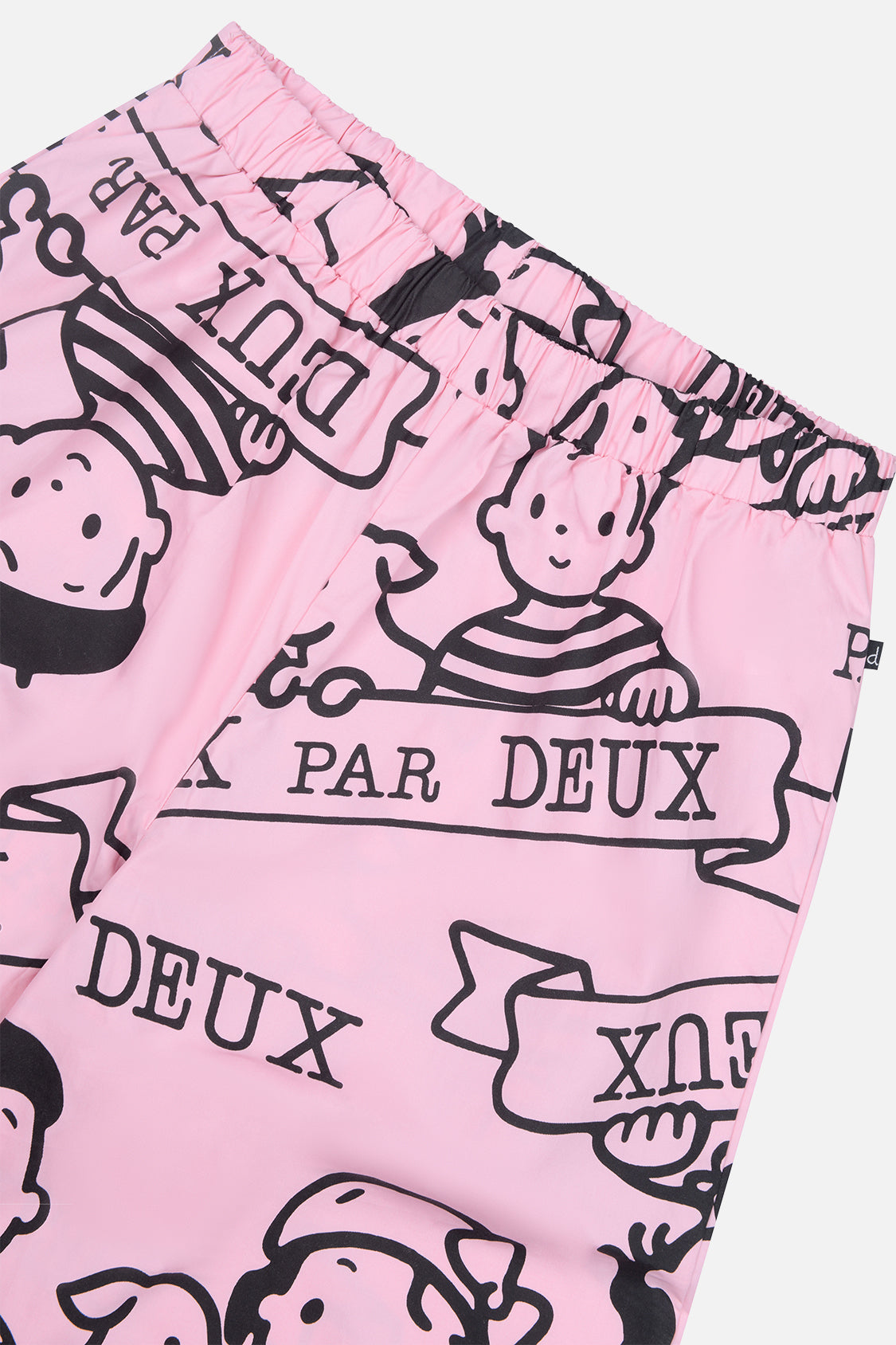 40th Anniversary Adult Printed Poplin Pant Soft Pink-3