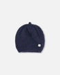 Hairy Knit Beret Navy | Deux par Deux | Jenni Kidz