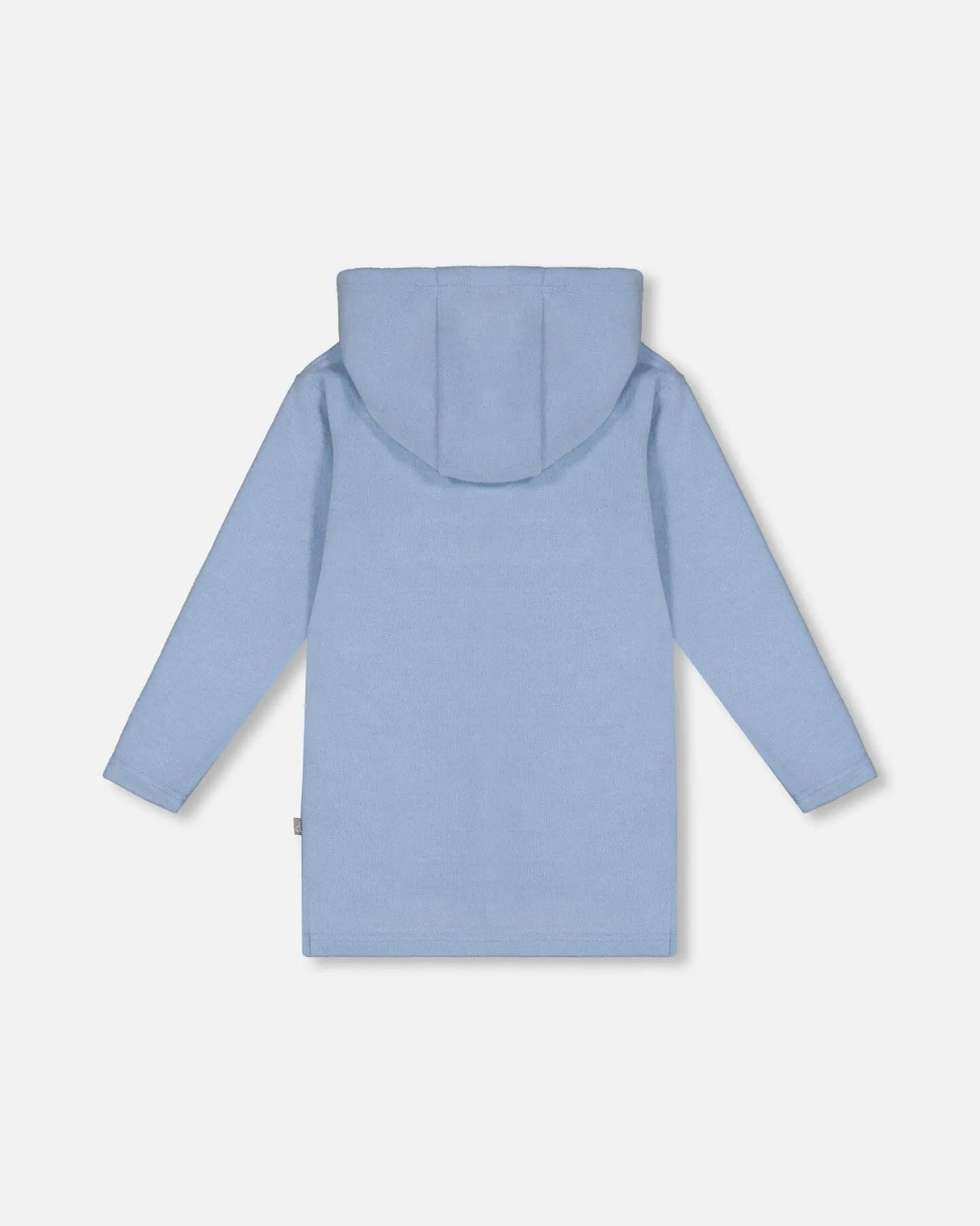 Hooded Rib Tunic Light Blue | Deux par Deux | Jenni Kidz