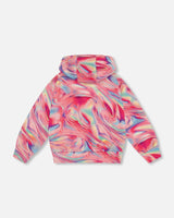 Hooded Sweatshirt Printed Marble | Deux par Deux | Jenni Kidz