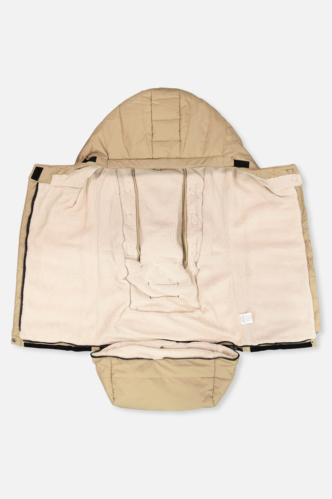 Deux par Deux Evolutive Footmuff For Car Seats And Strollers Taupe