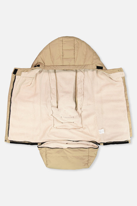 Deux par Deux Evolutive Footmuff For Car Seats And Strollers Taupe