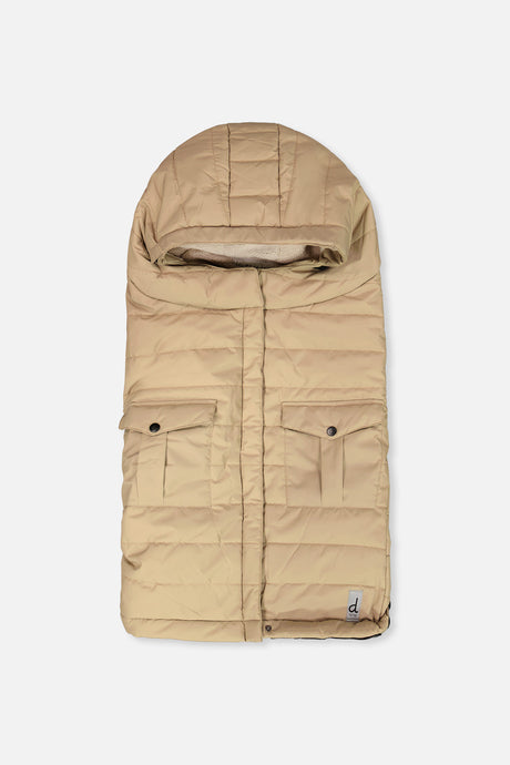 Deux par Deux Evolutive Footmuff For Car Seats And Strollers Taupe