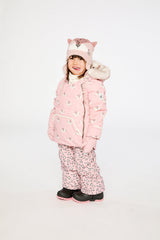 Baby Two Piece Snowsuit Rose Leopard Print-4