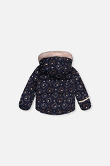 Deux par Deux blue teddy bear baby snowsuit, alternate view 3