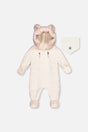 Baby One Piece Snowsuit For Car Seats Off White-0