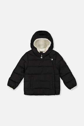 Winter Jacket Adapted For Car Seats Black-0