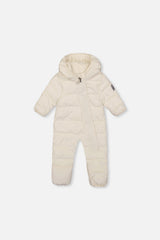 Baby Cloud One Piece Snowsuit Adapted For Car Seats Off White-0