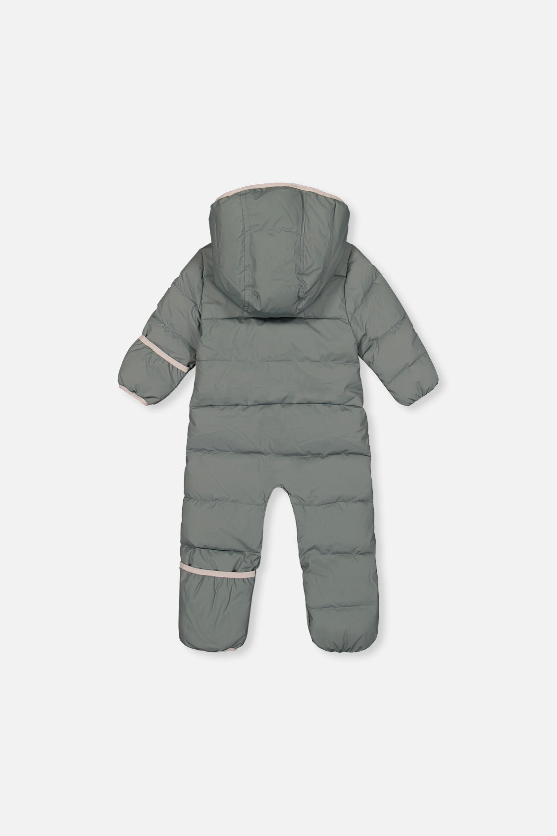 Baby Cloud One Piece Snowsuit Adapted For Car Seats Sage Green-4