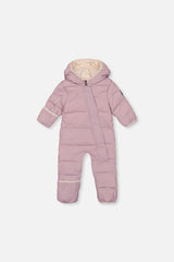Baby Cloud One Piece Snowsuit Adapted For Car Seats Lavender-0