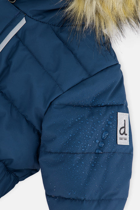 Deux par Deux Baby Original dark blue snowsuit, alternate view 7