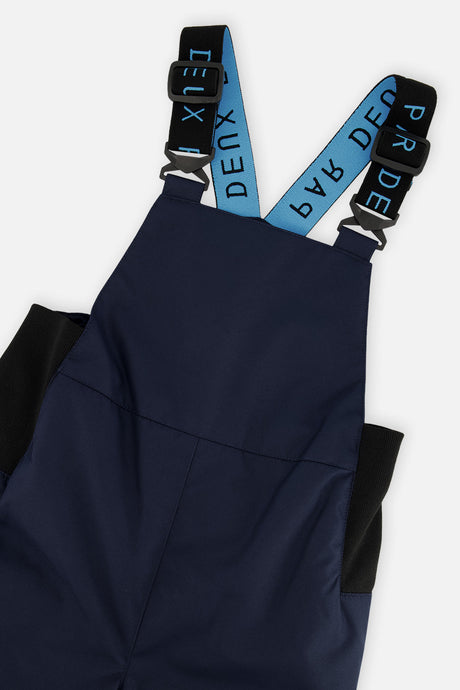 Deux par Deux boys DISCOVER two-piece snowsuit in blue, product view 7