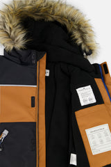 Deux par Deux black, brown and blue DISCOVER snowsuit, product photo 8
