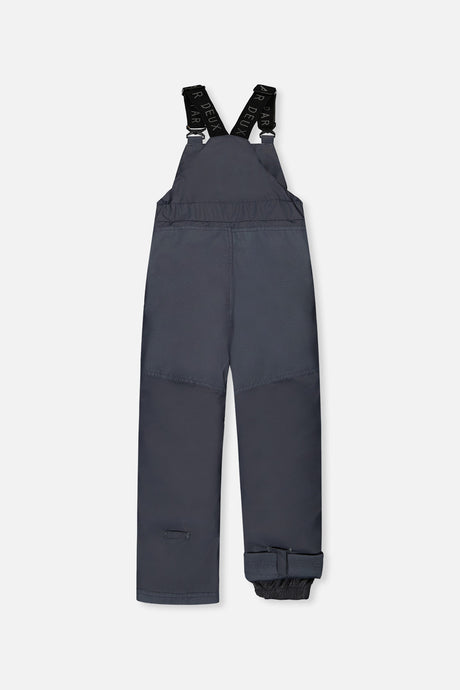Deux par Deux boys' DISCOVER two-piece snowsuit in Blue Bear Print, additional product view