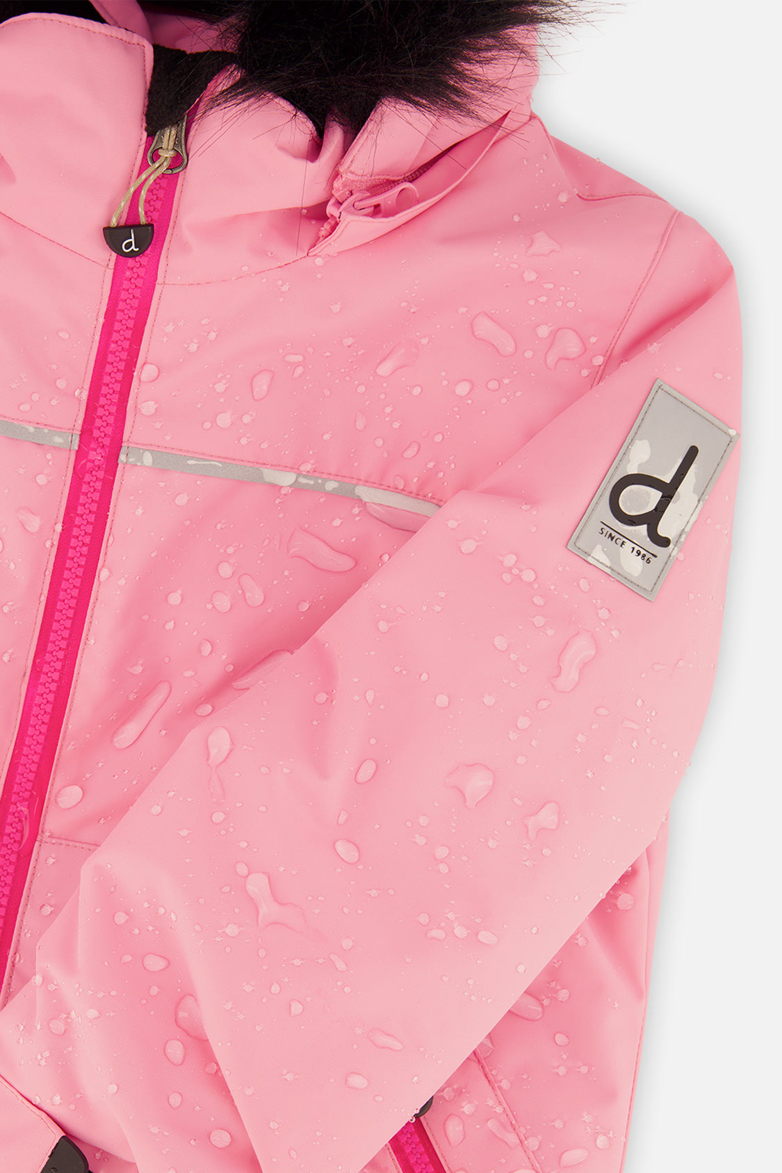 Deux par Deux girls DISCOVER two-piece snowsuit in pink, product view 8