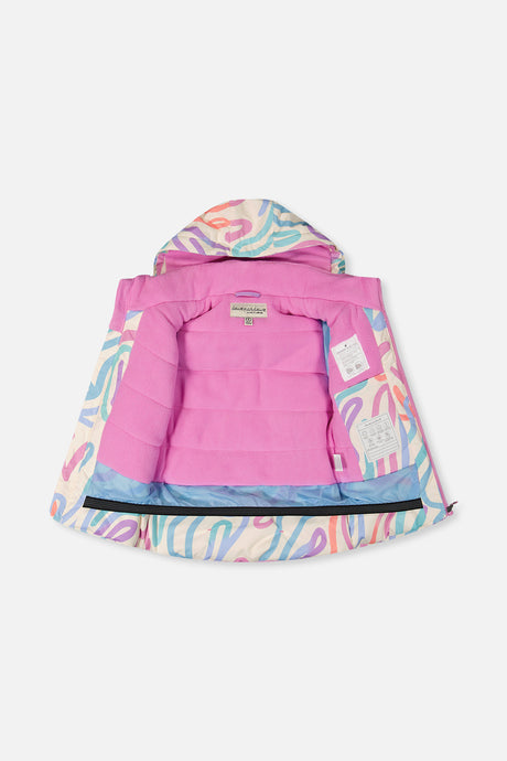 Two Piece Discover Snowsuit Multicolored Line Print-3