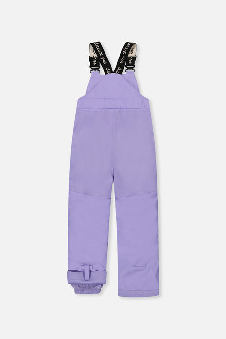 Deux par Deux DISCOVER purple cat print snowsuit, alternate view 5