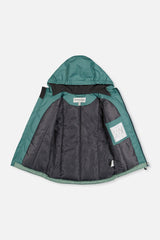 Deux par Deux boys' CHILL lightweight two-piece snowsuit in Sage Green, additional product view