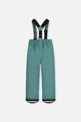 Deux par Deux boys' CHILL lightweight two-piece snowsuit in Sage Green, additional product view