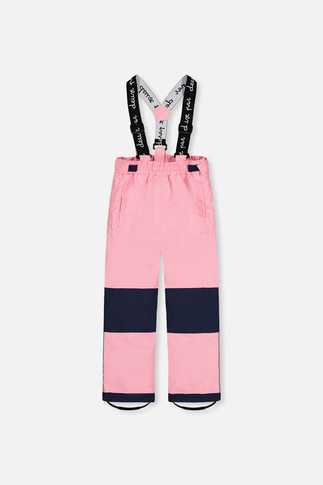 Deux par Deux blue floral CHILL lightweight two-piece snowsuit, product photo 5