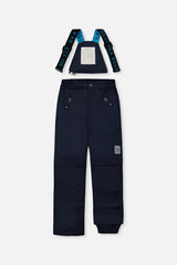 Two Piece Play Snowsuit Light And Dark Blue With Navy Pants-4