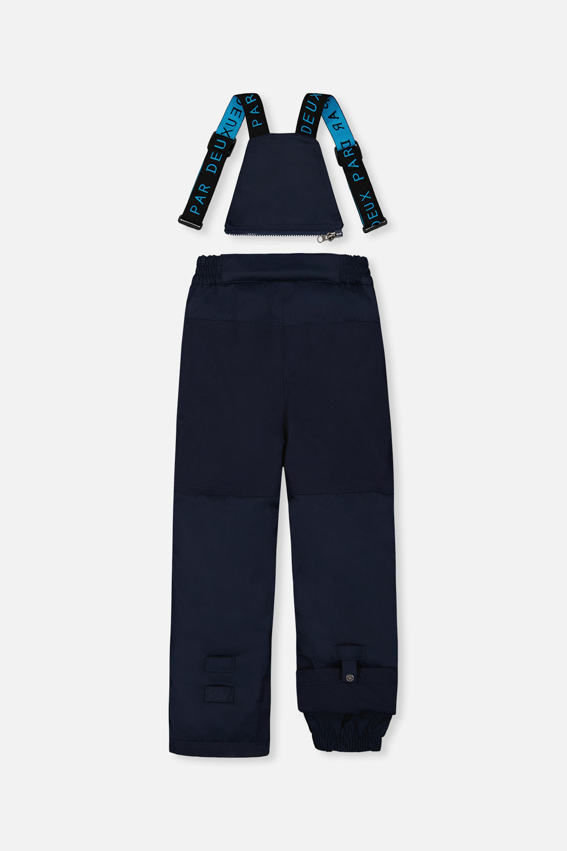 Deux par Deux boys PLAY two-piece snowsuit, light and dark blue jacket with navy pants, product view 6