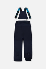 Deux par Deux boys PLAY two-piece snowsuit, light and dark blue jacket with navy pants, product view 6