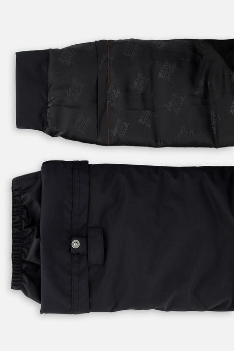 Deux par Deux boys PLAY two-piece snowsuit in black, product view 10