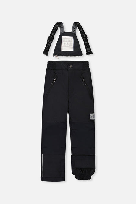Two Piece Play Snowsuit Black With Black Pants-4