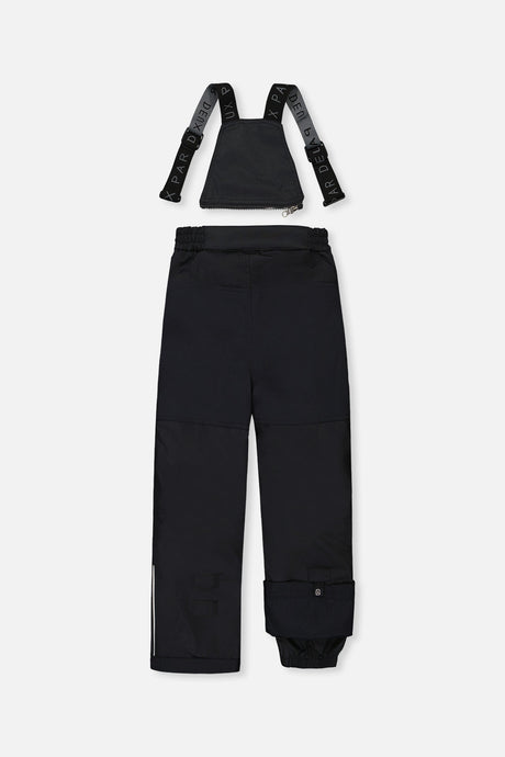 Deux par Deux boys PLAY two-piece snowsuit in black, product view 6