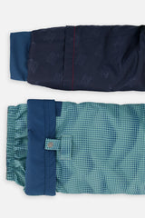 Deux par Deux greyish blue and navy PLAY two-piece snowsuit, product photo 10