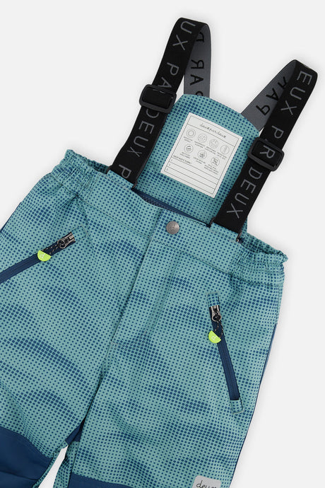 Deux par Deux greyish blue and navy PLAY two-piece snowsuit, product photo 7