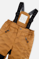 Deux par Deux boys PLAY two-piece snowsuit, brown and black jacket with brown pants, product view 7