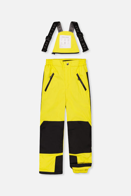 Deux par Deux PLAY checkerboard and yellow snowsuit, alternate view 5
