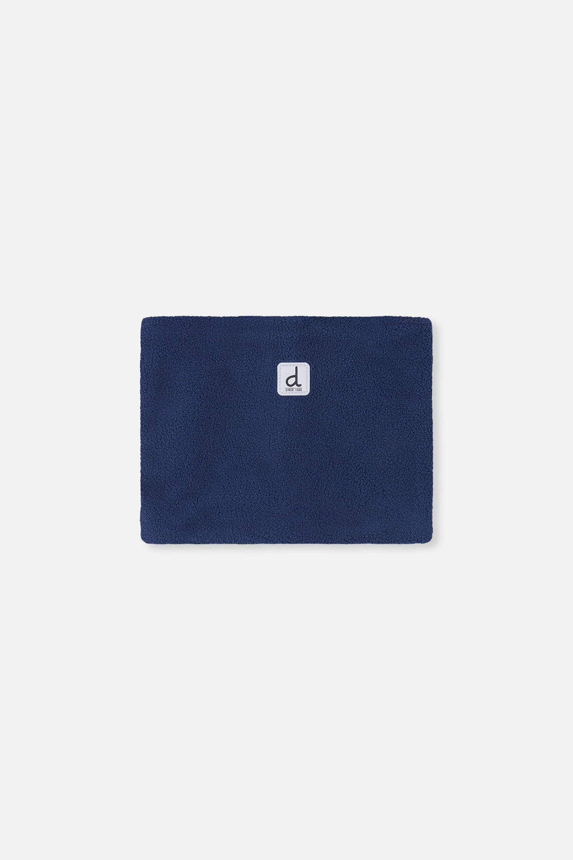 Navy polar fleece neckwarmer included with the PLAY snowsuit