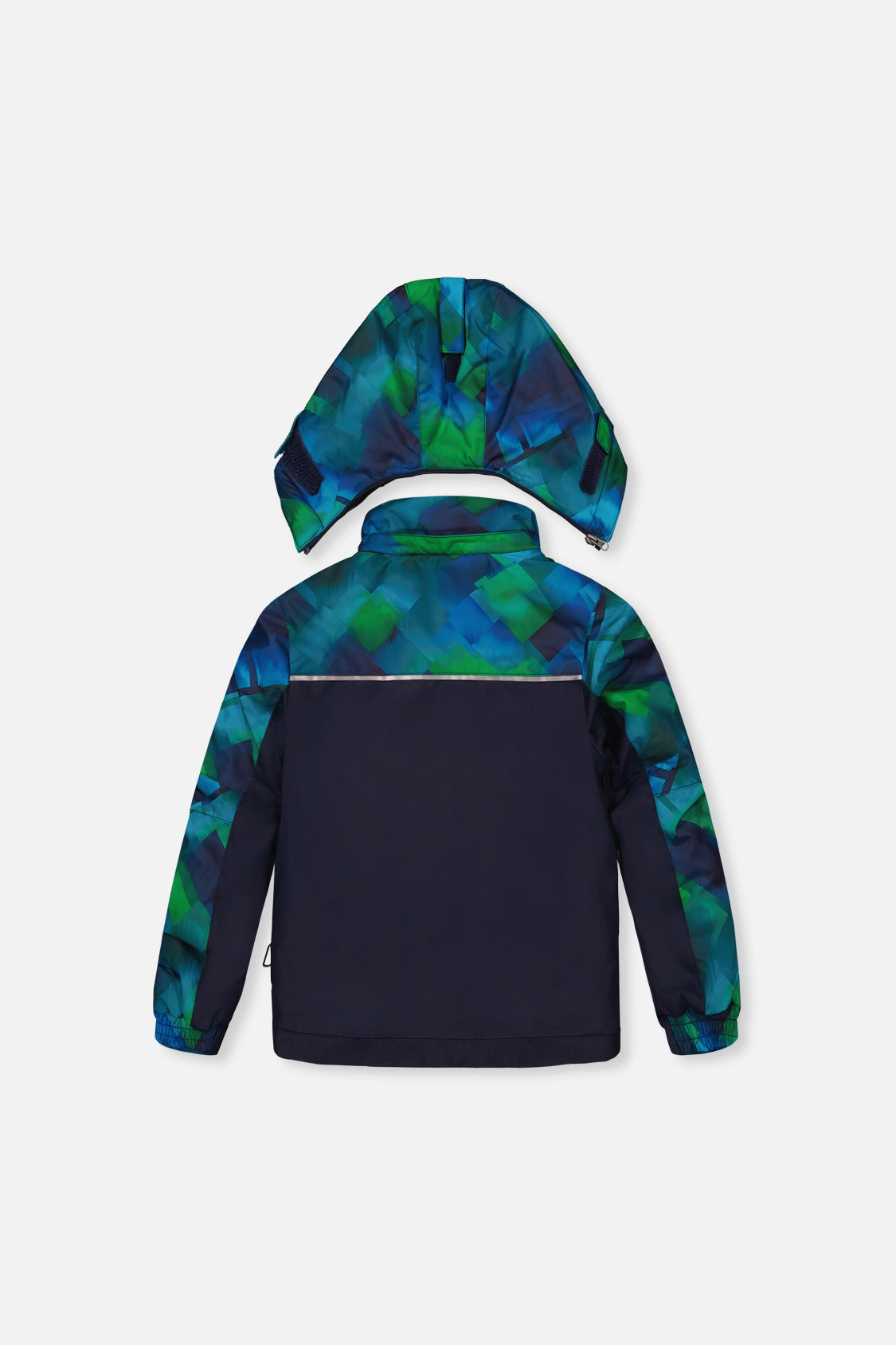 Deux par Deux blue and green checkered PLAY two-piece snowsuit, product photo 3