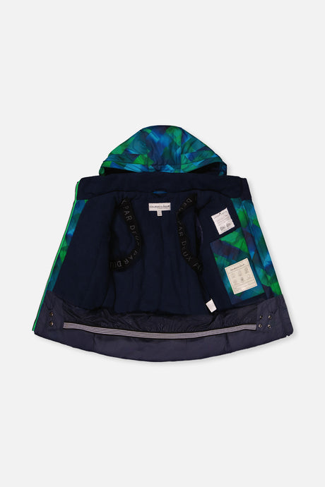 Deux par Deux blue and green checkered PLAY two-piece snowsuit, product photo 4
