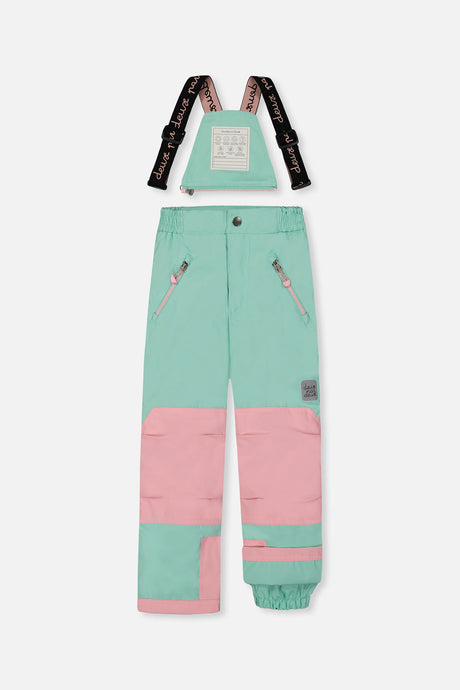 Two Piece Play Snowsuit Multicolored Line Print-4