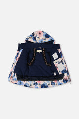 Two Piece Play Snowsuit Watercolor Flower Print-3
