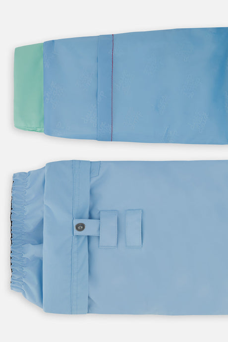 Deux par Deux girls PLAY two-piece snowsuit in mint green, product view 9