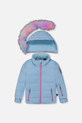 Two Piece Play Snowsuit Light Blue-1