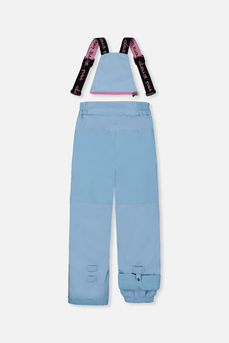Deux par Deux girls PLAY two-piece snowsuit in light blue, product view 6
