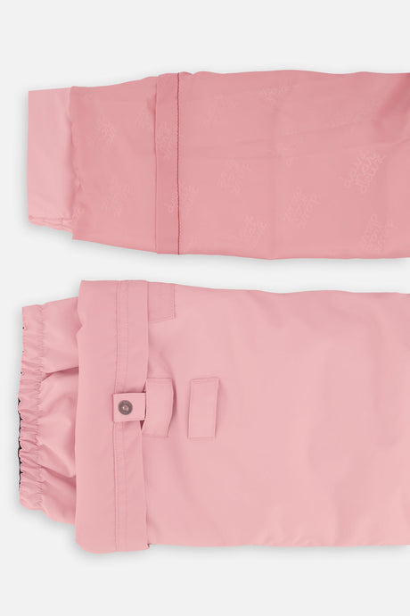 Deux par Deux girls PLAY two-piece snowsuit in light pink, product view 10